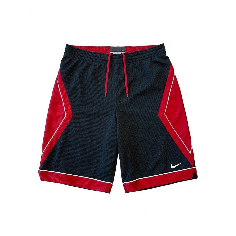 Nike Shorts Mens Red/Black Sz 34 Retro Y2K Reversible D-String Limited Vintage
